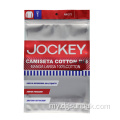 Self Sealing ရှပ်အင်္ကျီအဝတ်အထည်များရှင်းလင်းသော Zip Lock အိတ်များ
